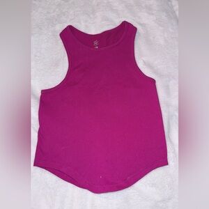 Aura Kids Tank Top in Vibrant Pink